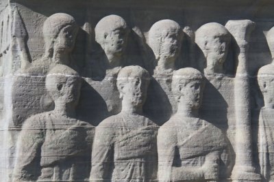 The base plinth of the Egyptian Column, The Hippodrome,  Istanbul