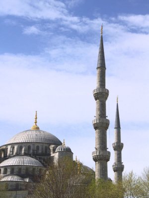 The Blue Mosque from Sultanahmet Square, Istanbul