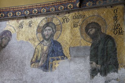 The Desis mosaic, Hagia Sofia, Istanbul