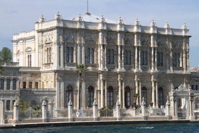 The Dolmabahce Palace on the European side of the Bosphorus, Istanbul