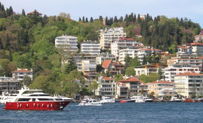 Expensive housing overlooking the Bosphorus, Istanbul