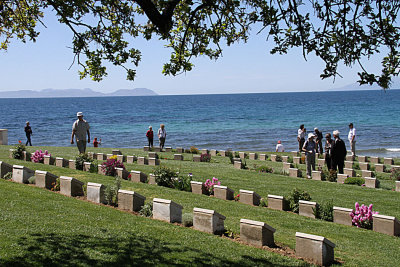  Anzac war graves at Anzac Cove, Gallipoli