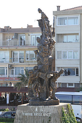 War memorial in Eceabat, Gallipoli