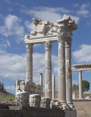 The Temple of Trajan at Pergamon