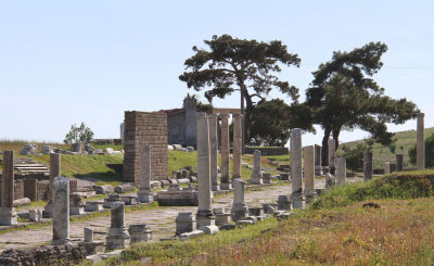 The road leading to the Asclepeion at Pergamon