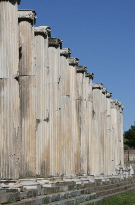 The main avenue at the Asclepeion at Pergamon
