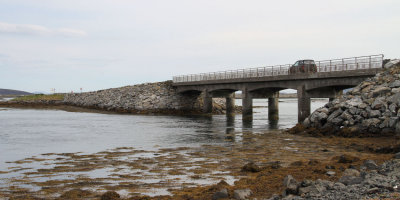 The causeway linking Benbecula and North Uist