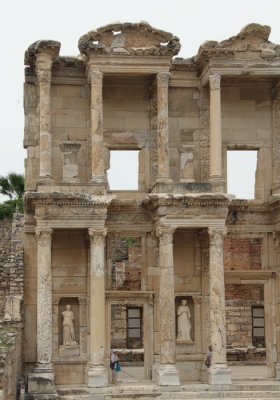The facade of the Celsus Library, Ephesus