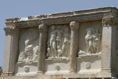 Sculpture detail on Agora building at Aphrodisias