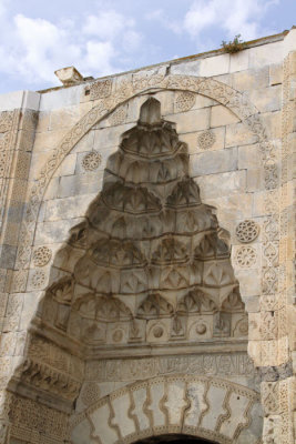 The central gate portal of the Sultanhani Caravanserai