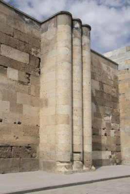 Exterior walls of the Sultanhani Caravanserai