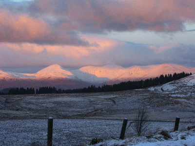 Sunrise on the Loch Lomond Hills