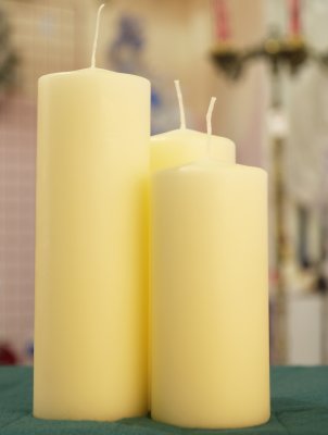 candle project for Tienda Navidad