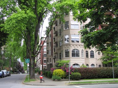 Barclay Street at Bute Street, Vancouver's West End