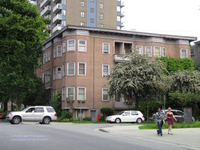 Nelson Street at Nicola Street, Vancouver's West End