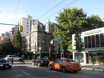 Robson St at Denman St, Vancouver's West End