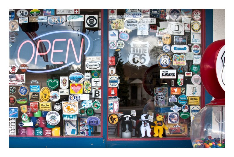 Window  dressing, Rte. 66