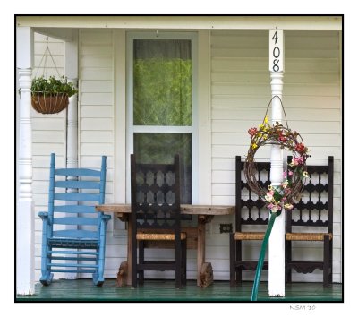 Inviting porch