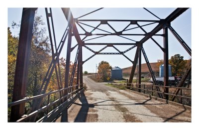 Girder / rivet constucted bridge, Flint  Hills