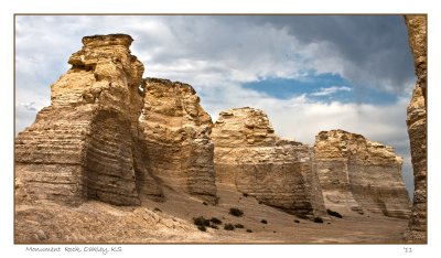 Monument Rock, Oakley, Kansas