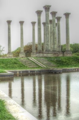 Capitol Columns reflection