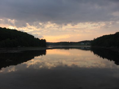 6:58 PM at the Passy River