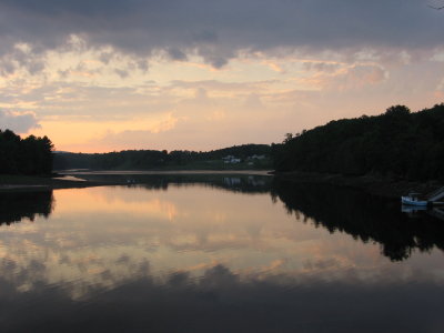 6:59 PM at the Passy River
