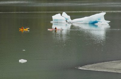 Kayaking At Mendenhall Glacier