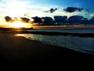sunset.