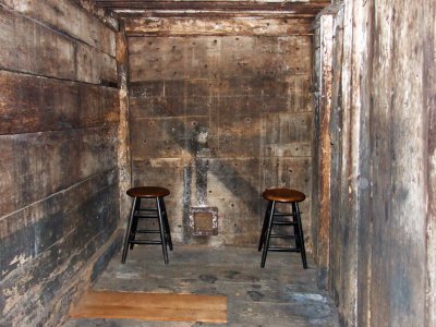 inside the haunted Old Jail