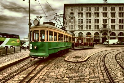 Old fashion tram