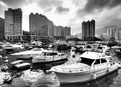 Typhoon Shelter from deck of Watermark