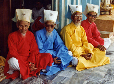 Cao Dai priests