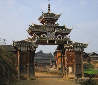 Entrance to Jitang village