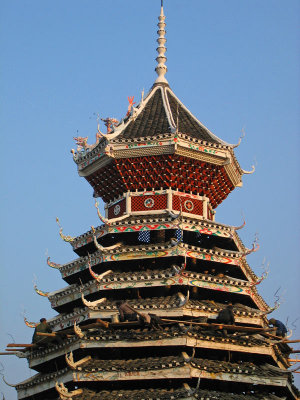 Drum tower, Zhaoxing