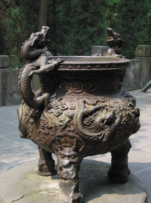 Incense urn, Wuhou temple