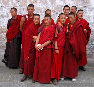 Monks in the Barkhor