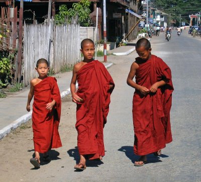 Young monks