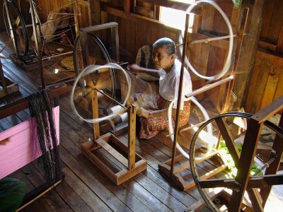 Spinning cotton