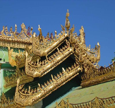 Temple roof, Sagaing