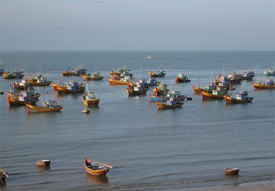 Fishing boats, Mui Ne