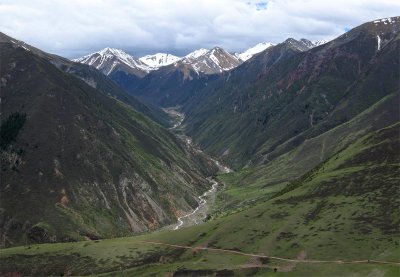 Steep valley