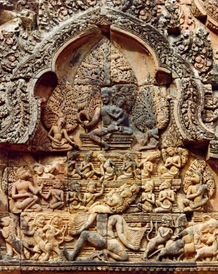 Carving, Banteay Srei