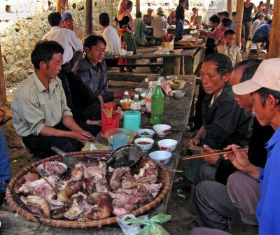 Pork, Cancau market