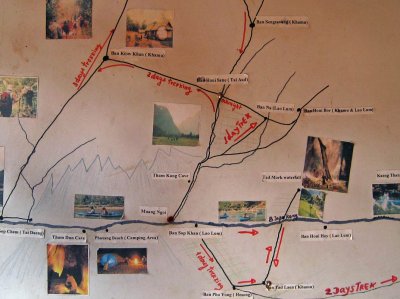 Trekking map