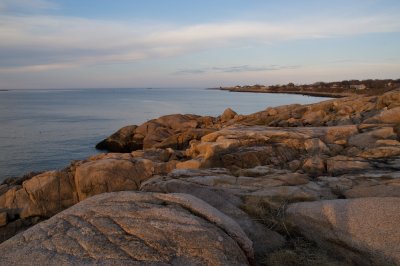 Rocky shore at Rockport head
