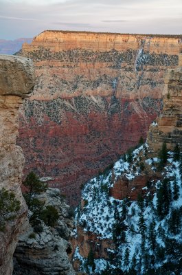 Snow at Mather Point