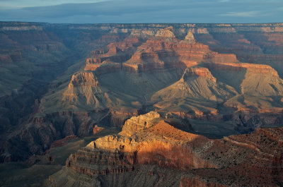 Mather Point at sunset