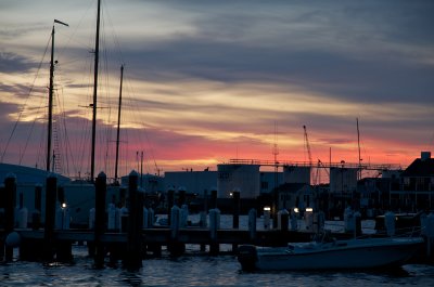 Gas tanks at Vineyard Haven harbor