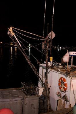 Night fishing boat